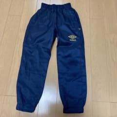【中古】umbro アンブロ パンツ 130 薄手 ネイビーのサムネイル