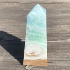 カリビアンブルーカルサイト タワー 天然石 レアストーン ヒーリング