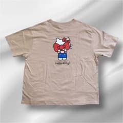 Hello Kitty 半袖Tシャツ ピンクのサムネイル
