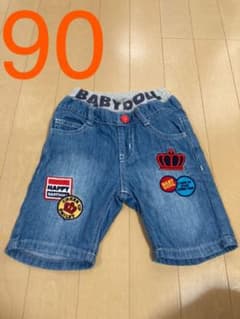 ベビードール　デニムパンツ　90のサムネイル