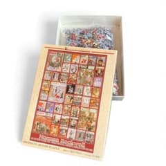 ジャンク品】ノーマンロックウェル パズル1000 ピース欠け イブニング