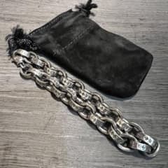 極太ラージペーパーチェーンブレスレット｜シルバー925｜silver925 