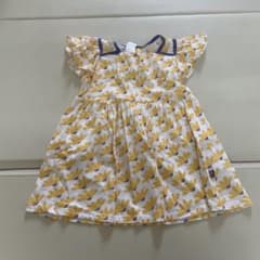 ベビー ワンピース 花柄 イエロー 90cmのサムネイル
