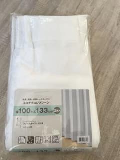 ニトリ レースカーテン エコナチュレプレーン 100×133cm 2枚 新品のサムネイル