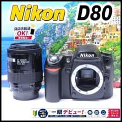 ショット数極小 Nikon D80 スマホ転送OK 初心者向け 本格一眼レフ