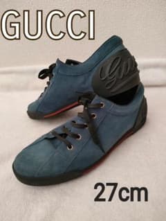 □GUCCI スウェードスニーカー　27cm□