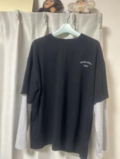 NEVER GIVE UP DAILY ストライプTシャツのサムネイル