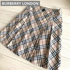 BURBERRY LONDONノバチェック プリーツスカート ウール 36 膝丈 - メルカリ