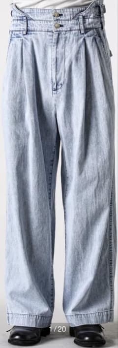 Ｙ様限定IRENISA 25ss ハイウェストライトブルーデニパンツ　サイズ2 Y様限定IRENISA 25ss ハイウェストライトブルーデニパンツ サイズ2