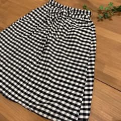 チェックスカート　130cmのサムネイル