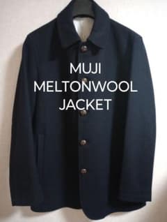 【クロクマさん専用】MUJI 無印良品 メルトンウールジャケット クルミボタンのサムネイル