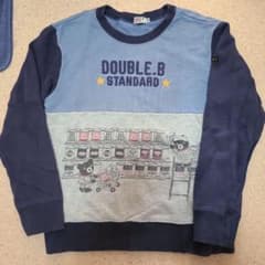 DOUBLE.B ミキハウス トレーナー 140のサムネイル