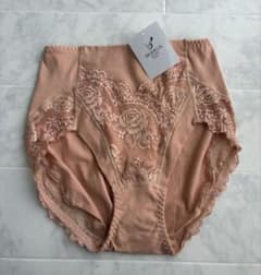 BRADELIS ブラデリス　プレミアムレーシーコットン混ショーツ　Ｍ　モカのサムネイル
