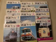 ゆ*）様 鉄道ファン 1986年 1月号〜12月号 12冊セットのサムネイル