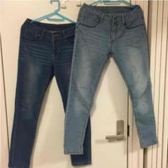 あつあつ様専用☆ストレッチデニム2点セット(9部丈)のサムネイル