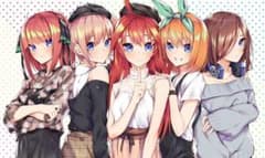 五等分の花嫁 5姉妹 プレイマット CakeRabbitsのサムネイル