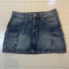 H&M デニムローライズミニスカート EUR 32のサムネイル