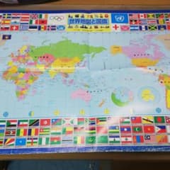 世界地図　デスクマットのサムネイル