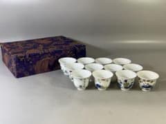 PR128 煎茶 中国 色絵 碗 12個 揃い 希少 PR128 煎茶 中国 色絵 碗 12個 揃い 希少 - メルカリ