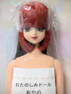 【美品】リカちゃんキャッスル　おたのしみドール あやの　赤茶ストレートロングのサムネイル