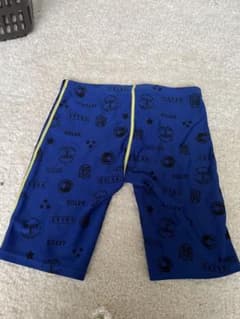 AXIOS 청색 프린트 무늬 수영복