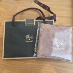 IL BISONTE タオルハンカチ ピンクのサムネイル