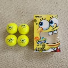 Wilson スポンジボブ ゴルフボール4個のサムネイル