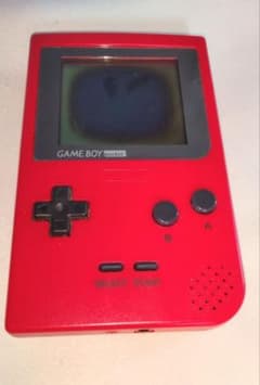 任天堂 ゲームボーイポケット 本体 レッド 液晶難ありのサムネイル