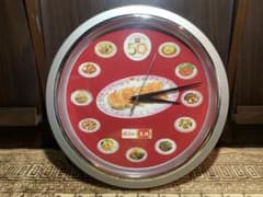 餃子の王将 壁掛け時計 直径33cm 動作OK - メルカリ