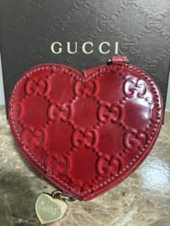 GUCCI ハート型コインケース レッドのサムネイル