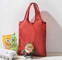 신품 인레드 7월호 부록 제스프리 키위 브라더스 봉제 인형 에코 백
