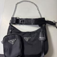 PRADA ブラック ノベルティーショルダーバッグのサムネイル