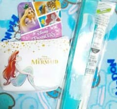 디즈니 프린세스 아리엘 젓가락 파우치 세트 카차카차 울리지 않는다