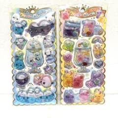 【正規品】キラキラウォーターinシール ウォーターシール シマエナガ 2点セットのサムネイル