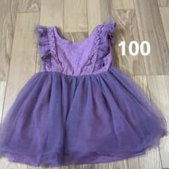 パープル チュール ドレス ワンピースのサムネイル