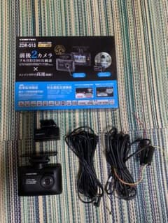 【美品】コムテック 前後2カメラ ドライブレコーダー ZDR-015のサムネイル
