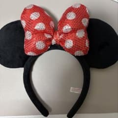 ディズニー ミニー カチューシャ スパンコール ドットのサムネイル