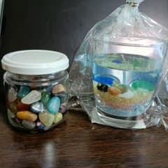 海色ジェルキャンドル＆天然石 タンブル約190g 詰め合わせセットのサムネイル