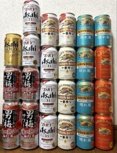 お酒まとめ売り 23本 一番搾り 晴れ風 ドライクリスタル 等 - メルカリ