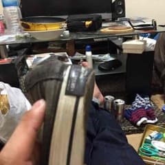 眼鏡安田様 チャックテイラー コーチ 黒のサムネイル