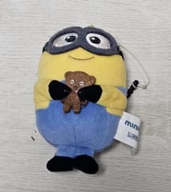 미니언 밥 BOB 봉제인형 팀 첨부 스트랩 첨부
