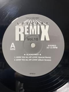 Blackstreet Special Remix Vol.10 レコードのサムネイル