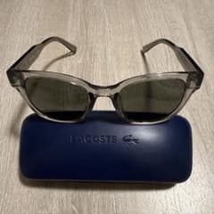 LACOSTE メンズサングラス クリアグレー 値下げ⭕️のサムネイル