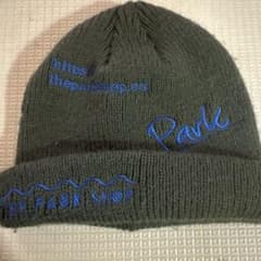THE PARK SHOP ニットビーニー カーキのサムネイル