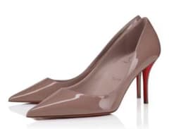 美品】Christian Louboutin ベージュ 38 - メルカリ
