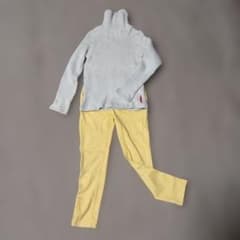 120cmセット DaddyＯｈDaddyタートルネック、 イエローパンツ