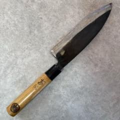 丸忠　牛刀　出刃包丁　黒打ち仕上げのサムネイル