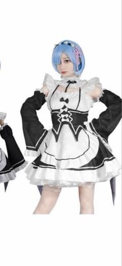 Re:ゼロから始める異世界生活 レム コスプレ衣装 一式のサムネイル