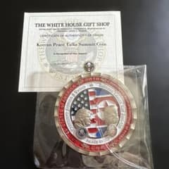 本物保証 新品 トランプ大統領 金正恩 第一回米朝会談記念 サミット 