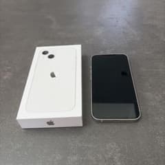 iPhone 13 128GB バッテリー最大容量90% SIMフリー ホワイト - メルカリ